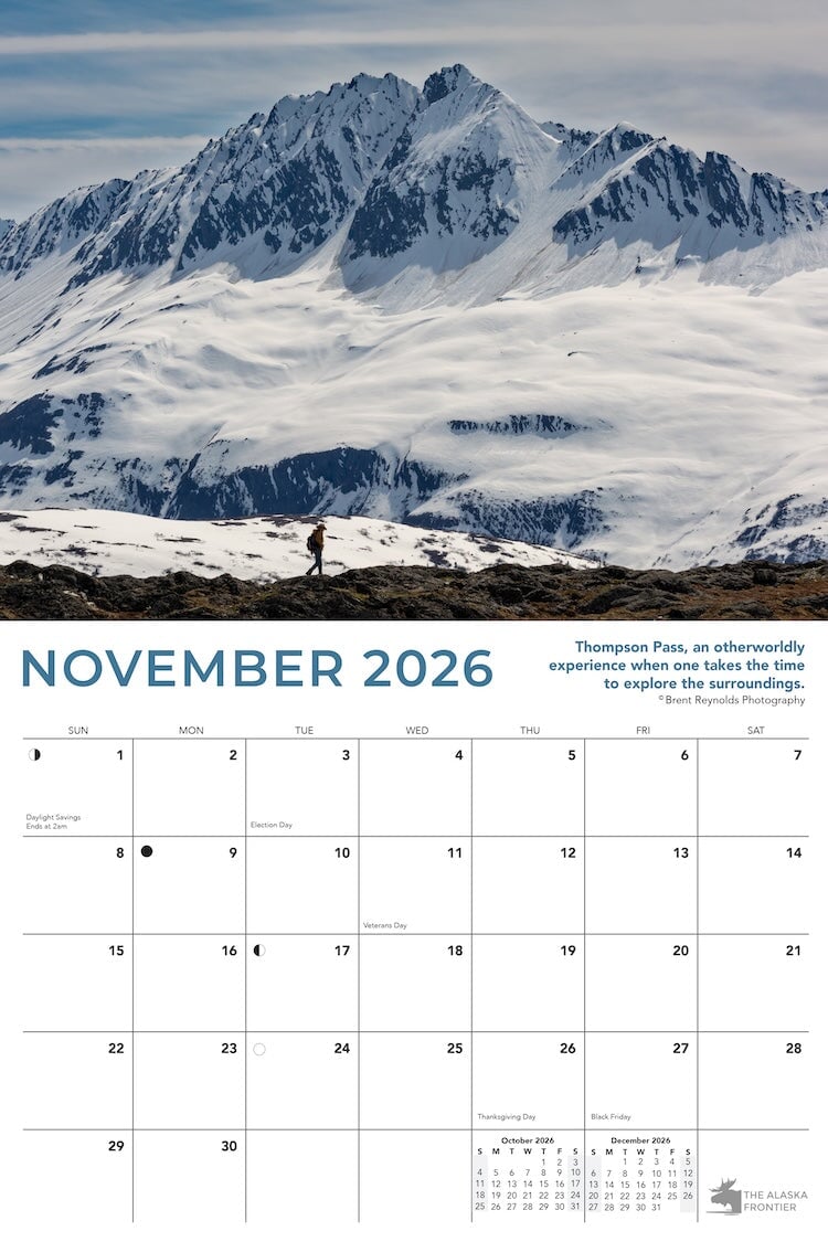 2026 Alaska Calendar
