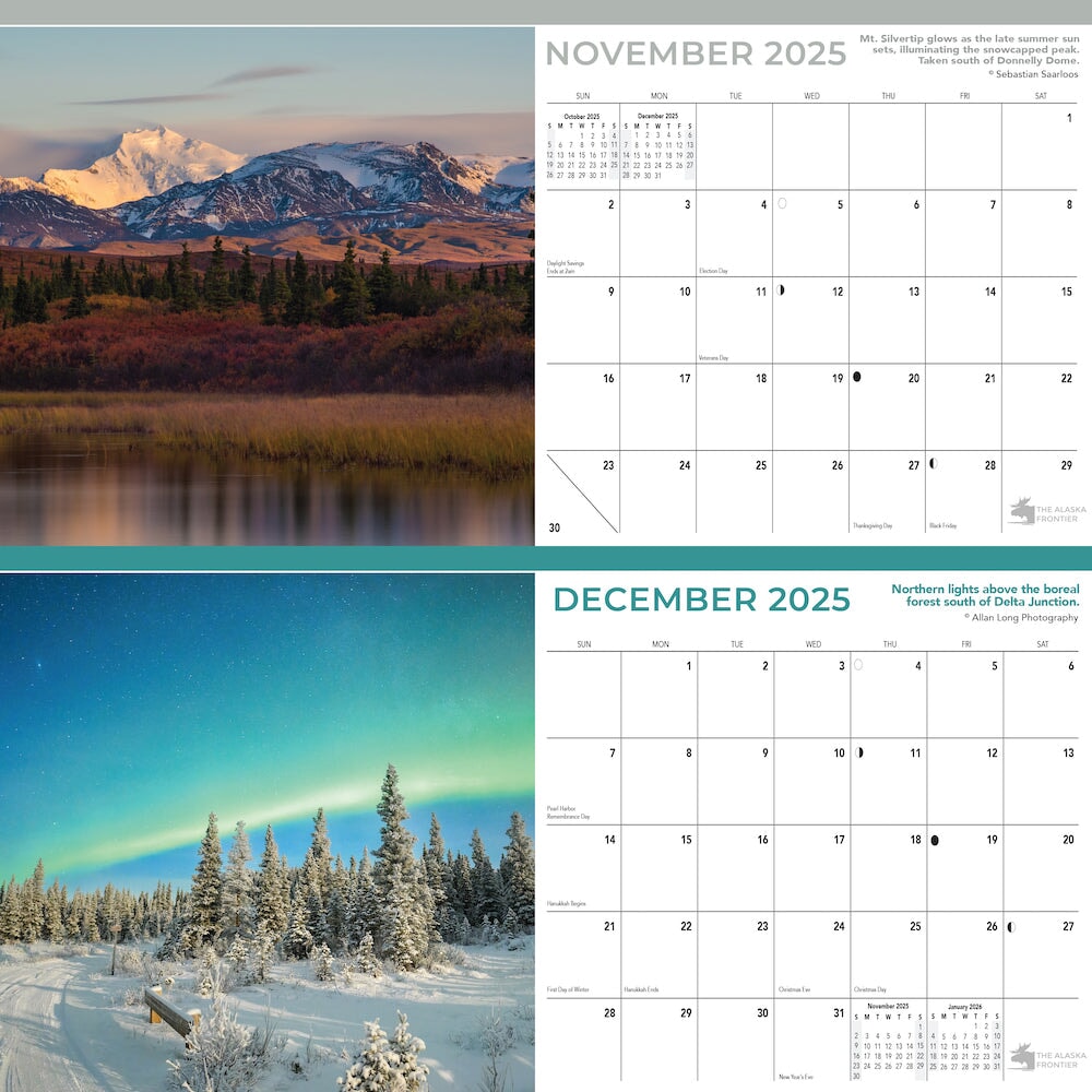 2025 Alaska Desk Calendar | Sits On Any Flat Surface - The Alaska Frontier 2025-alaska-desk-calendar-sits-on-any-flat-surface-the-alaska-frontier
