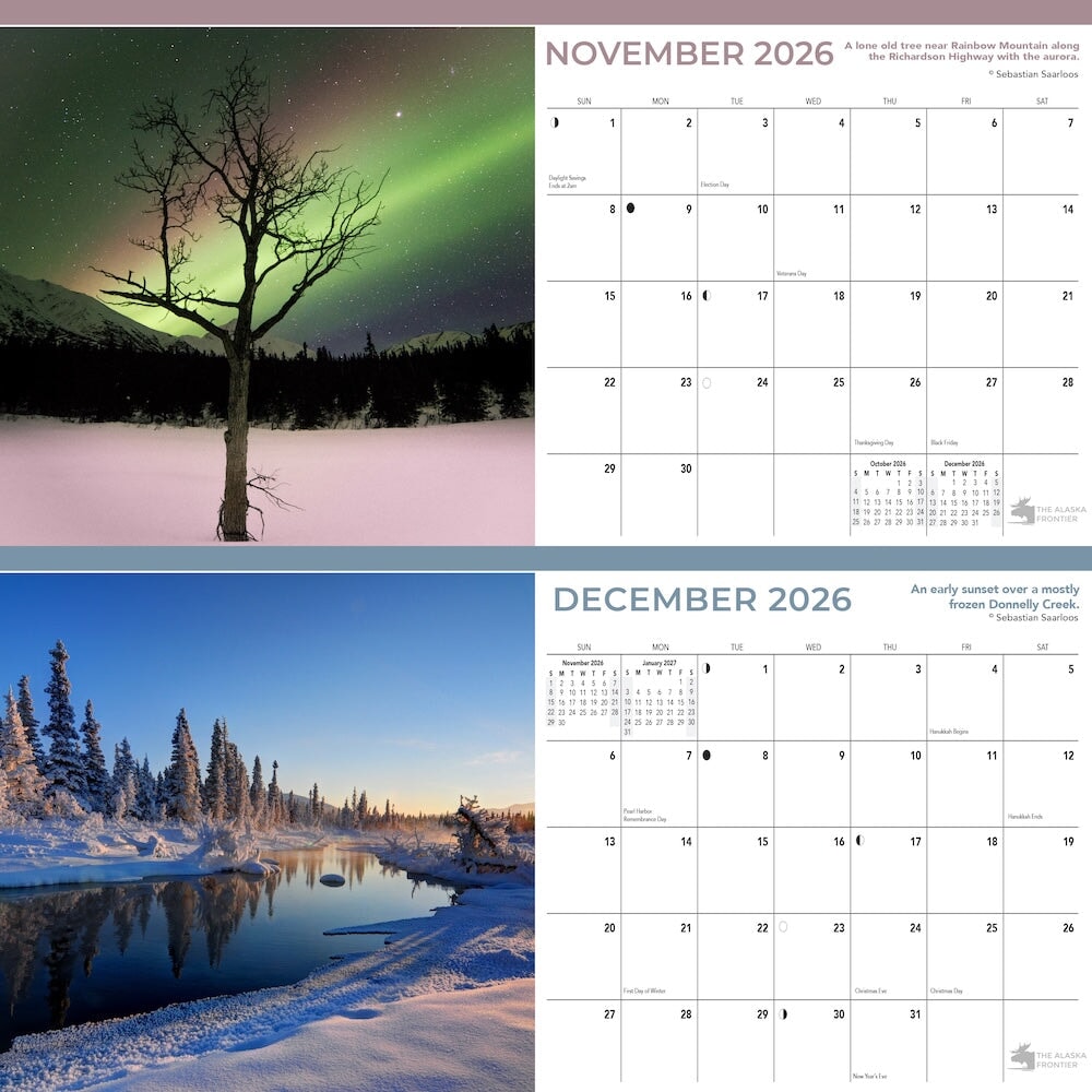 2026 Desk Calendar