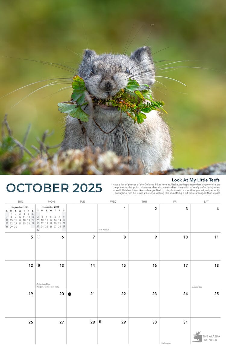 Hatcher The Pika 2025 Calendar