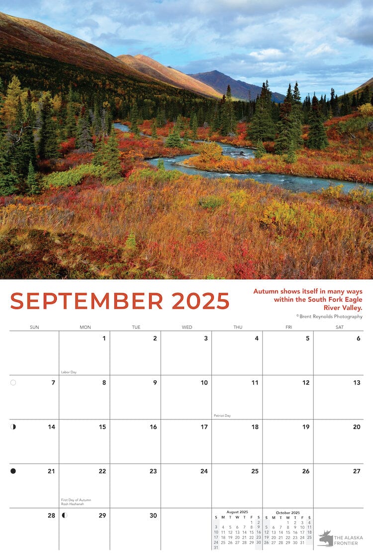 2025 Alaska Calendar | Get Free Shipping For A Limited Time - The