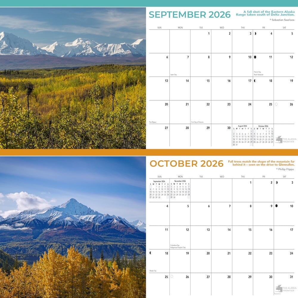 2026 Desk Calendar