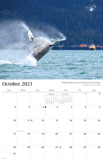 2021 Alaska Wildlife Calendar