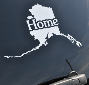 Alaska Home Window Sticker