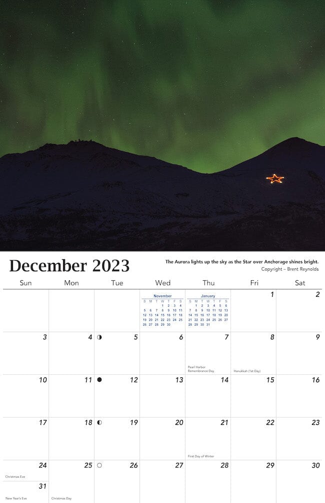 2023 Aurora Calendar