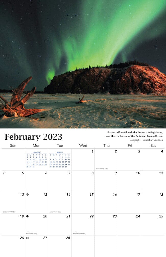 2023 Aurora Calendar