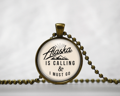 Alaska Is Calling | Cream Background