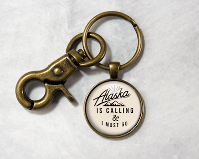 Alaska Is Calling | Cream Background