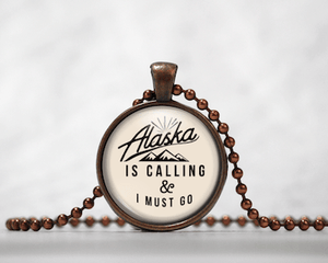 Alaska Is Calling | Cream Background
