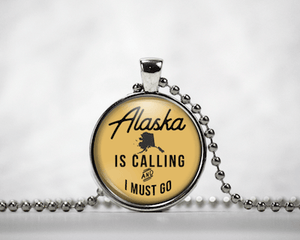 Alaska Is Calling | Gold Background