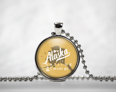 Alaska Is Calling | White & Gold