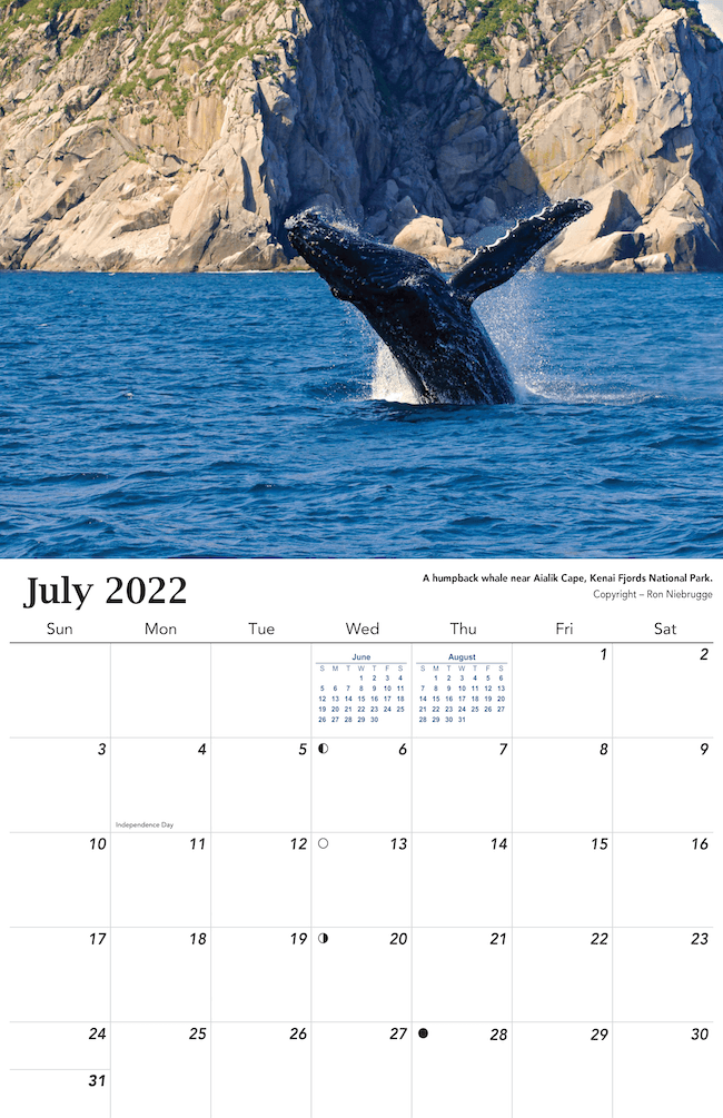 2022 Alaska Wildlife Calendar