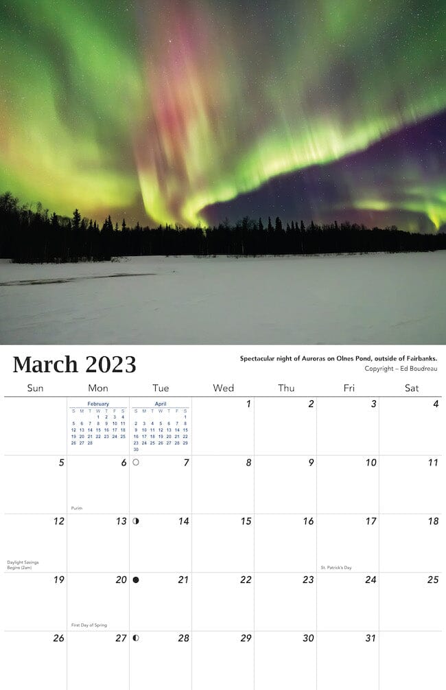 2023 Aurora Calendar