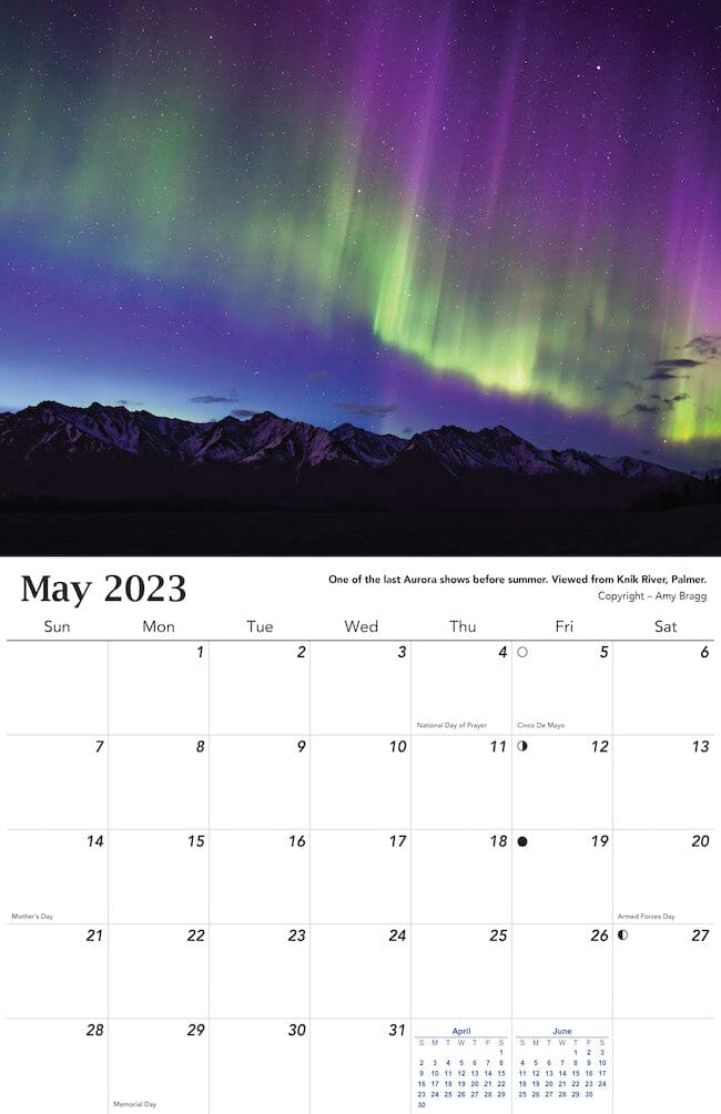 2023 Aurora Calendar