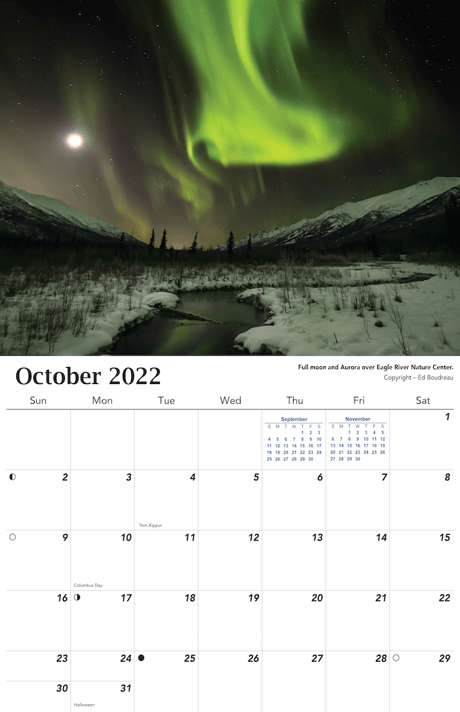 2022 Aurora Calendar