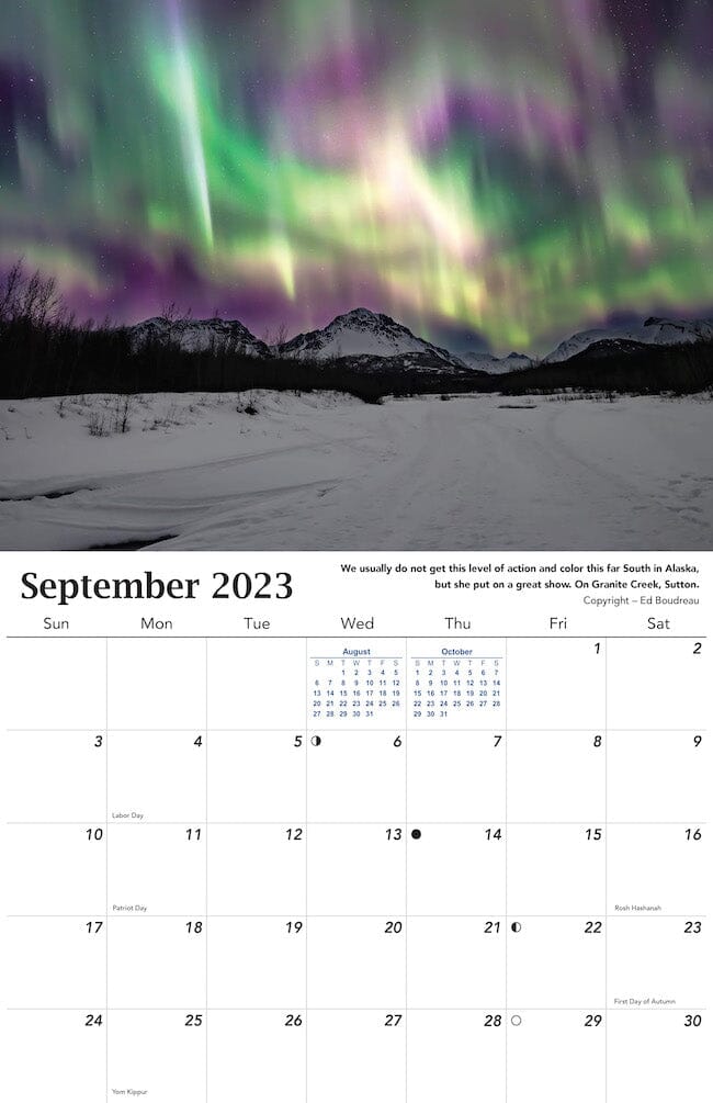 2023 Aurora Calendar
