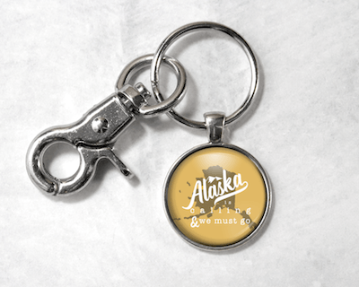 Alaska Is Calling | White & Gold