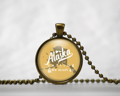 Alaska Is Calling | White & Gold