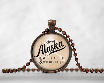 Alaska Is Calling | Tan Background