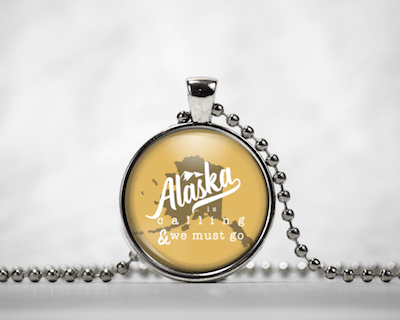 Alaska Is Calling | White & Gold