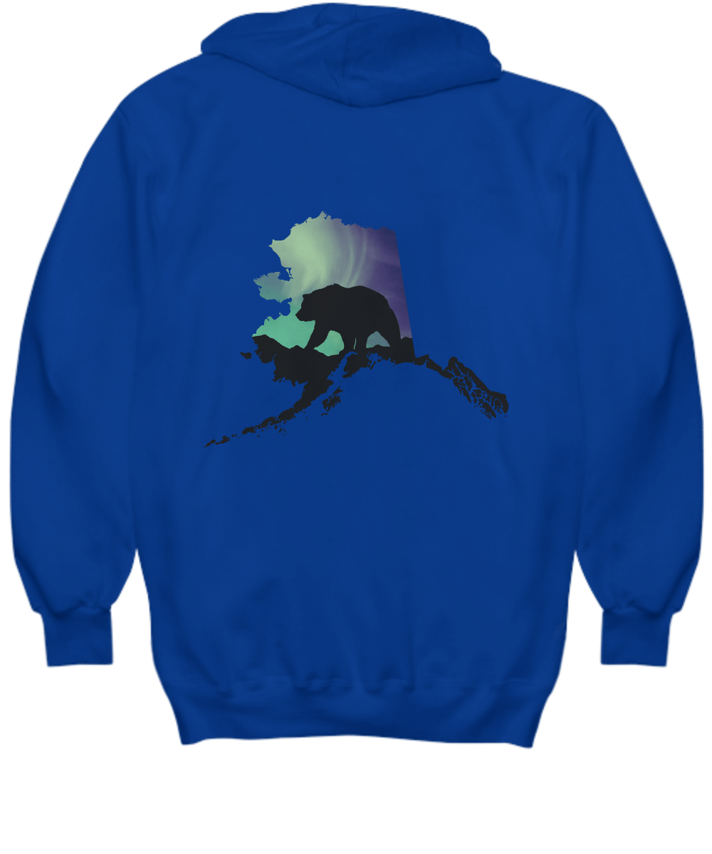 Red hoodie with polar bear deals on back