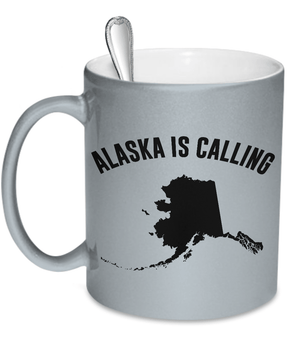 Alaska Is Calling | Metallic Colored Mugs