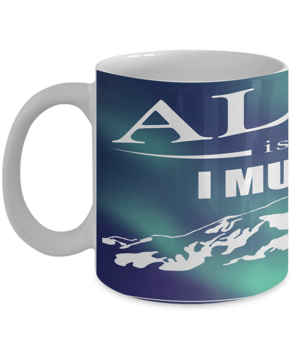 Alaska Is Calling Aurora Mug