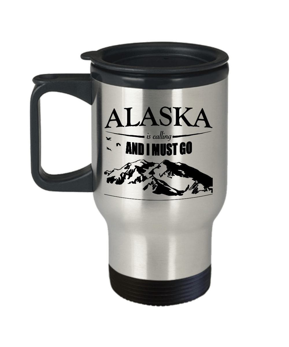 Alaska Is Calling Travel Mug