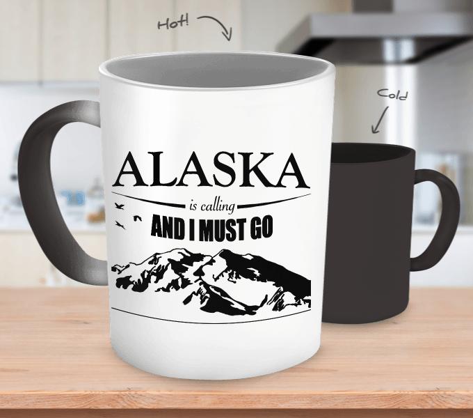 Alaska Is Calling Color Changing Mug